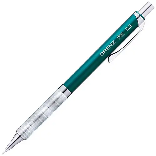 Pentel – Mechanical Pencil Orenz Metal Grip 0.5mm Turquoise Blue