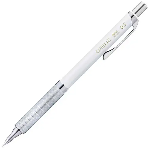 Pentel – Mechanical Pencil Orenz Metal Grip 0.5mm White