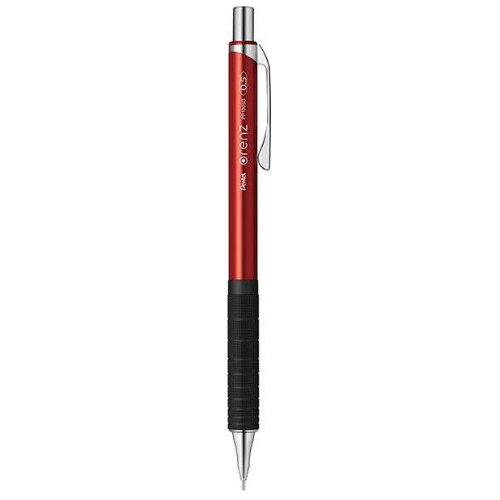 Pentel Orenz 0.5mm - [Grip in metallo] XPP1005G2-B (Rosso)