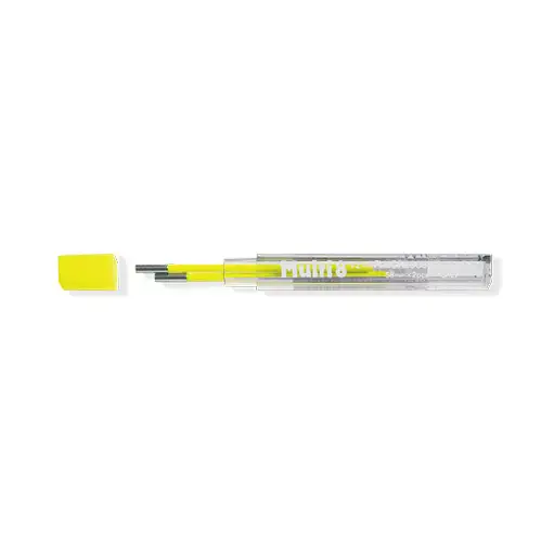 Pentel - Ricarica mina per Multi 8, Mina Color Giallo Fluorescente 2mm, 2 pezzi [CH2F-G]