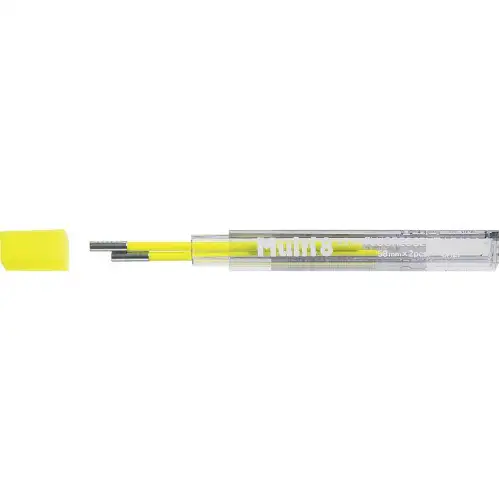 Pentel - Ricarica mina per Multi 8, Mina Color Keikou Yellow 2mm, 2 pezzi [CH2F-G]