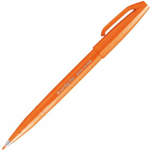 Pentel - Sign Pen Brush (Arancio)