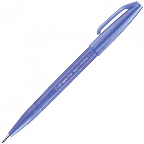 Pentel - Sign Pen Brush (Indaco)