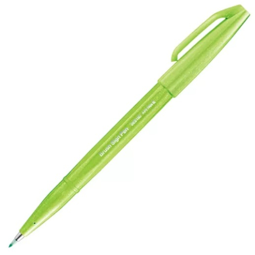 Pentel - Sign Pen Brush (Verde Chiaro)