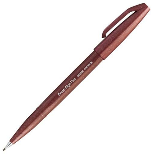 Pentel - Sign Pen Brush (Marrone)