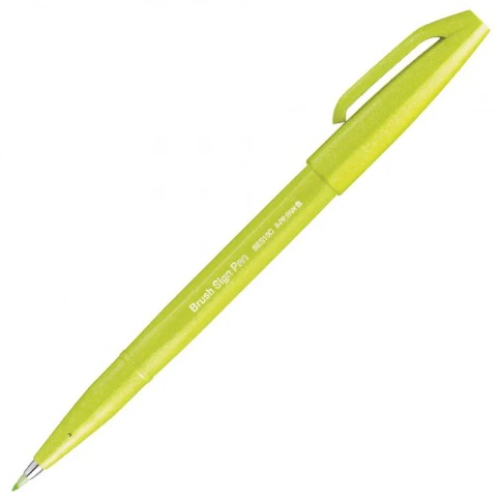 Pentel - Sign Pen Brush (Verde Lime)