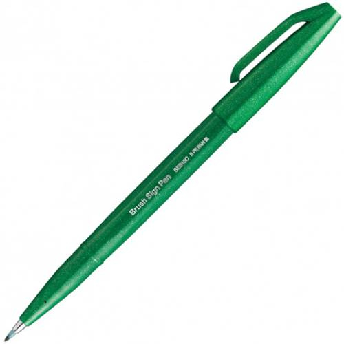 Pentel - Sign Pen Brush (Verde)