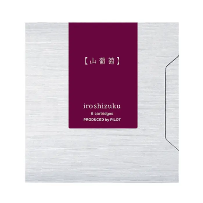 Pilot – Iroshizuku Cartucce Inchiostro Yama-budo (Vite di Montagna), 6 pezzi