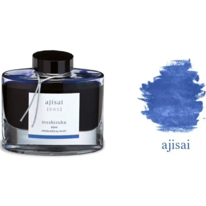 Pilot – Iroshizuku, Inchiostro per stilografica, Ajisai (Ortensia), flacone 50 ml