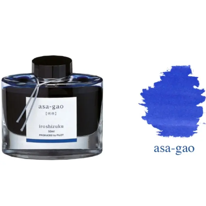 Pilot – Iroshizuku, Inchiostro per stilografica, Asa-Gao (Morning Glory), flacone 50 ml