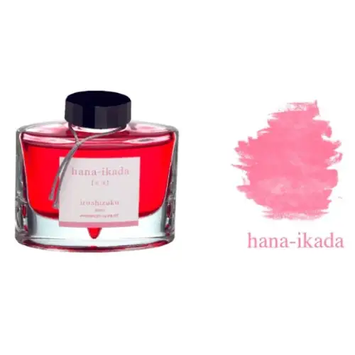 Pilot – Iroshizuku, Inchiostro per stilografica, Hana-ikada (Rosa), flacone 50 ml