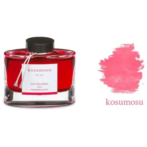 Pilot – Iroshizuku, Inchiostro per stilografica, Kosumosu (Rosa), flacone 50 ml
