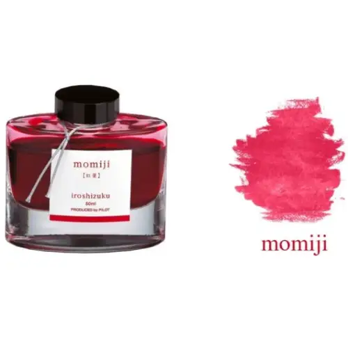 Pilot – Iroshizuku, Inchiostro per stilografica, Momiji (Rosso), flacone 50 ml