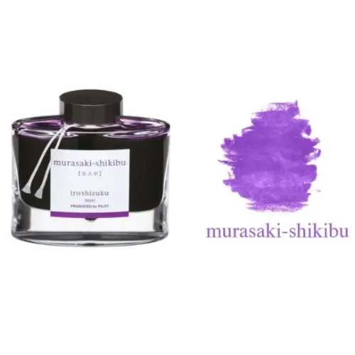 Pilot – Iroshizuku, Inchiostro per stilografica, Murasaki-shikibu (Viola), flacone 50 ml