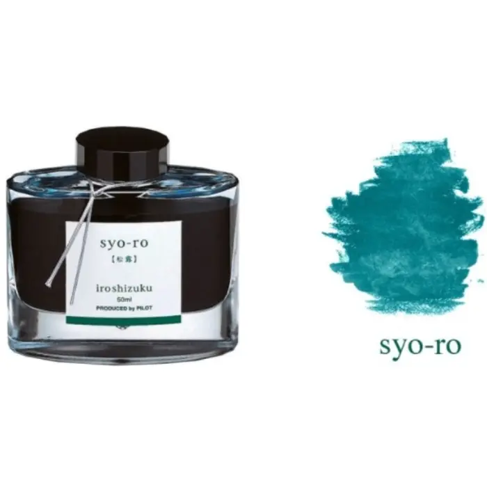Pilot – Iroshizuku, Inchiostro per stilografica, Syo-ro (Rugiada sul Pino), flacone 50 ml