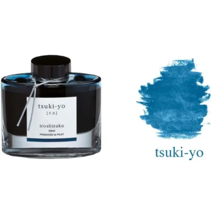 Pilot – Iroshizuku, Inchiostro per stilografica, Tsuki-Yo (Luce Lunare), flacone 50 ml