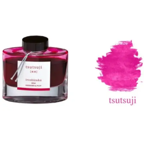 Pilot – Iroshizuku, Inchiostro per stilografica, Tsutsuji (Rosa), flacone 50 ml