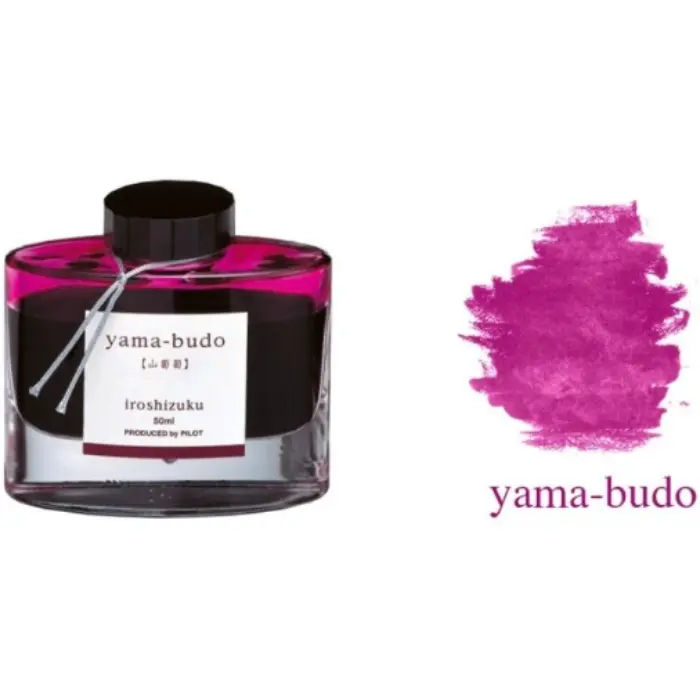 Pilot – Iroshizuku, Inchiostro per Stilografica, Yama-budo (Vite Vergine Cremisi), flacone 50 ml