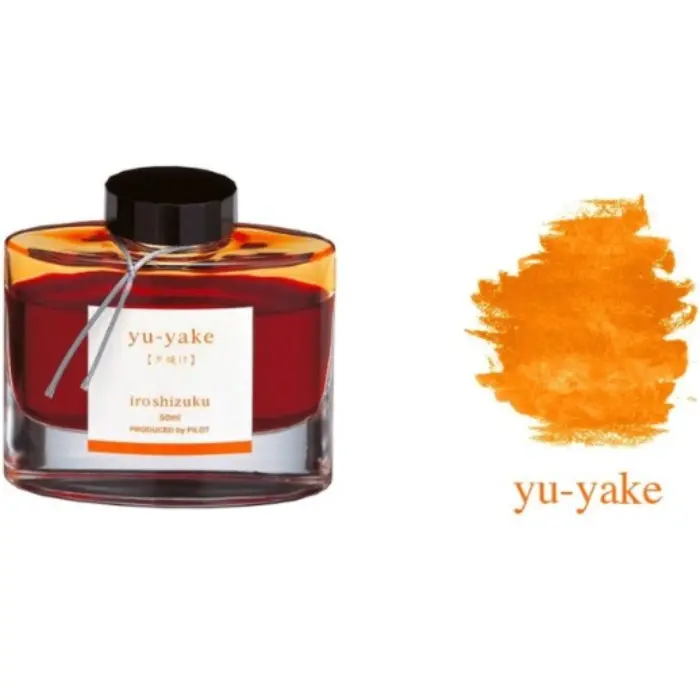 Pilot – Iroshizuku, Inchiostro per stilografica, Yu-Yake (Tramonto), flacone 50 ml