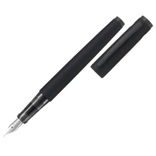 Pilot - Stilografica Explorer 2, Black Matt (Nib M) + Astuccio