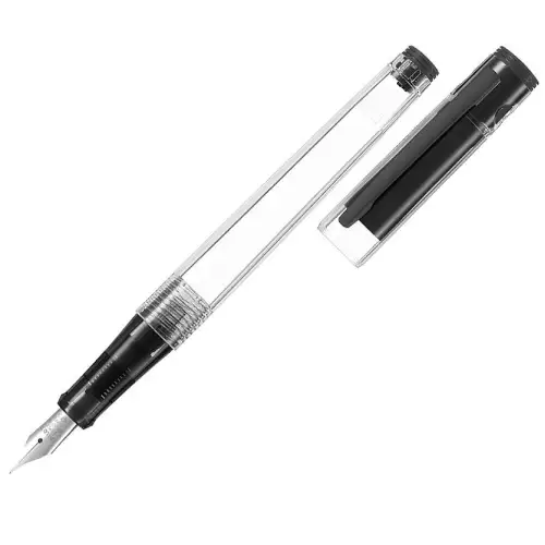 Pilot - Stilografica Explorer 2, Trasparente (Nib M) + Astuccio