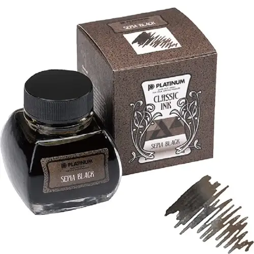 Platinum - Dyestuff Classic Ink 60ml, Sepia Black
