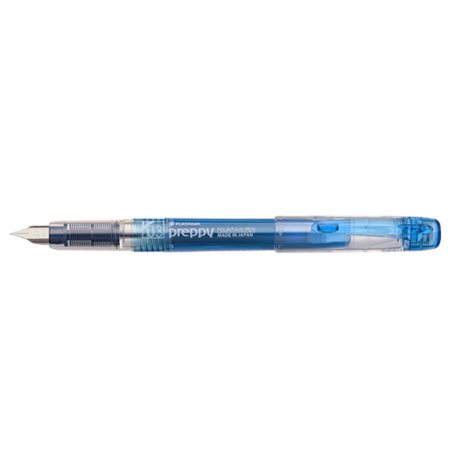 Platinum - Penna stilografica economica Preppy 0.3 (Fusto blu)