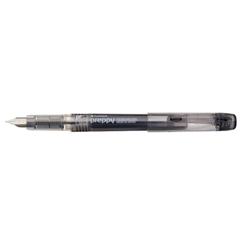 Platinum - Penna stilografica economica Preppy 0.3 (Fusto nero)