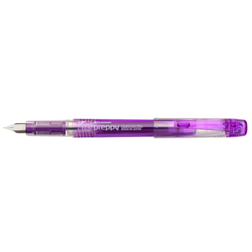 Platinum - Penna stilografica economica Preppy 0.3 (Fusto viola)