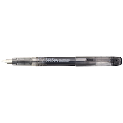 Platinum - Penna stilografica economica Preppy 0.5 (Fusto nero)