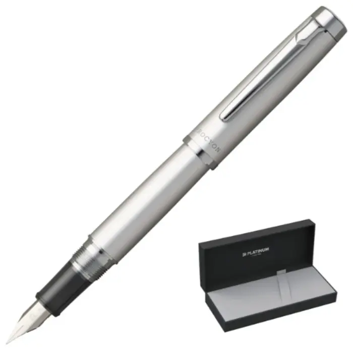Platinum – Procyon Luster Satin Silver M (Penna Stilografica)