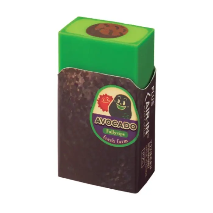 PLUS – Air-In Fruit Eraser, Monte Fuji Avocado, Limited Edition, Gomma da Cancelleria