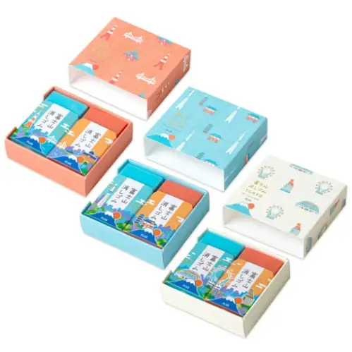 Plus - Gomma Monte Fuji, Limited Edition, Scatoletta Beige con due gomme, Due Monumenti di Tokyo [ER-100AIF-2P]