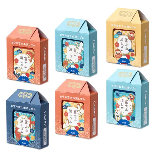 PLUS – Gomma Monte Fuji, Portafortuna “Exam Support”, Limited Edition (4 fantasie)