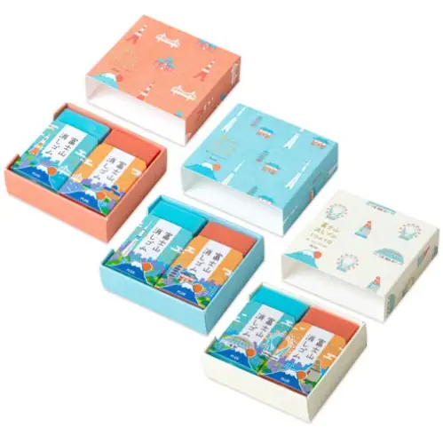 Plus - Gomma Monte Fuji, Scatoletta Azzurra con due gomme, Due monumenti di Tokyo [ER-100AIF-2P]