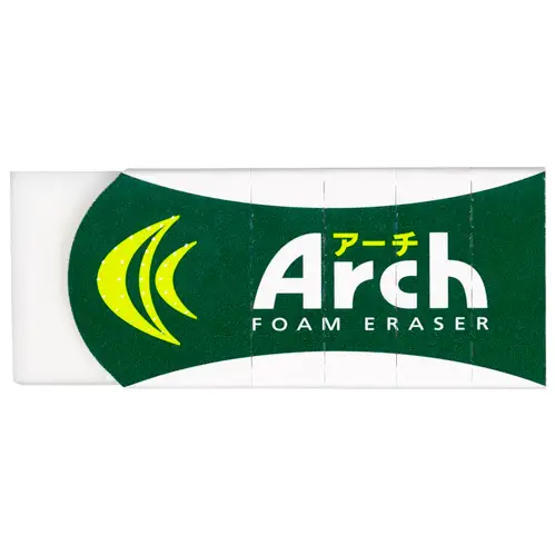 Sakura - Gomma di ottima qualità, Arch, Foam Eraser, Gomma Bianca, Large [RFA-M]