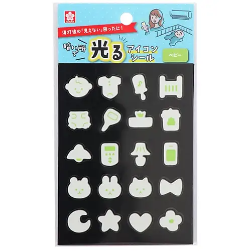Sakura – Glow in the dark icon sticker Baby