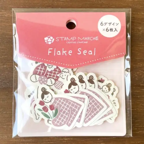 Stamp Marche - Sticker Flake Seal Marl-chan Hal / Made in Japan