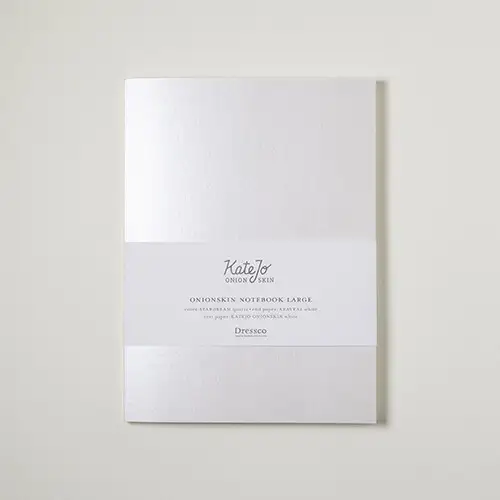 Takeo Paper - Notebook Dressco Onion Skin (carta cipolla), foglio bianco, A5