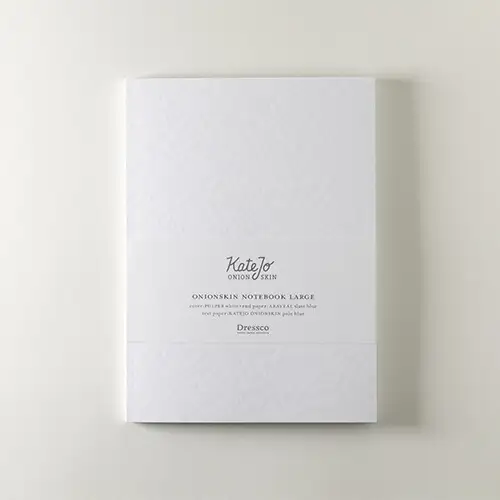 Takeo Paper - Notebook Dressco Onion Skin (carta cipolla), foglio blu, A5