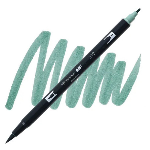 Tombow Dual Brush Pen 312 (Holly Green)