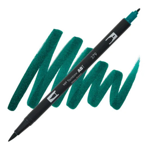 Tombow Dual Brush Pen 379 (Jade Green)