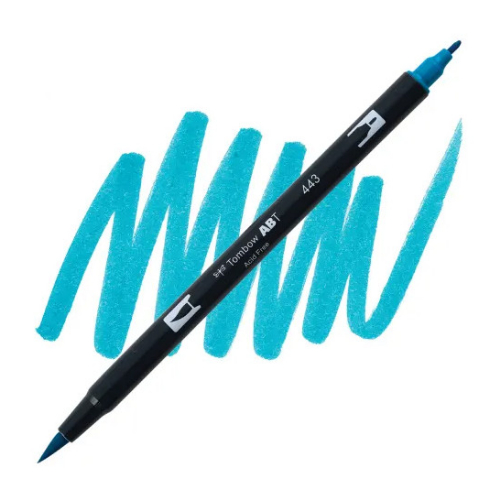 Tombow - Dual Brush Pen 443 (Turquoise)