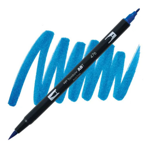 Tombow Dual Brush Pen 476 (Cyan Blue)