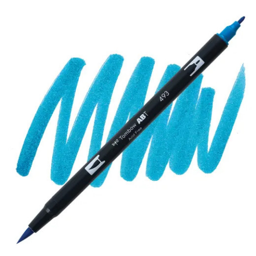 Tombow Dual Brush Pen 493 (Reflex Blue)