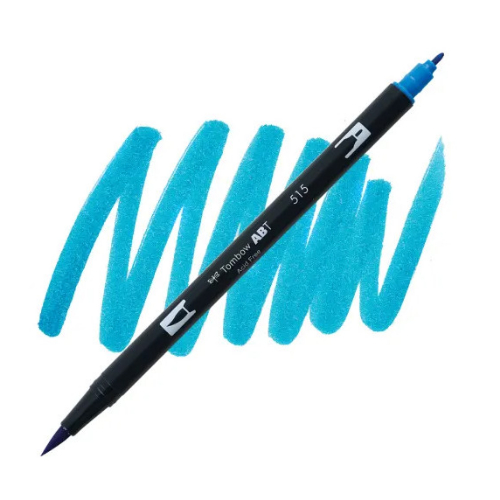 Tombow Dual Brush Pen 515 (Light Blue)