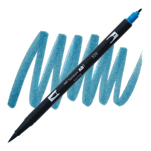 Tombow Dual Brush Pen 526 (True Blue)