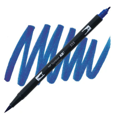 Tombow Dual Brush Pen 555 (Ultramarine)