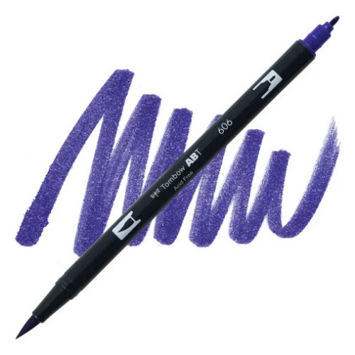 Tombow Dual Brush Pen 606 (Violet)