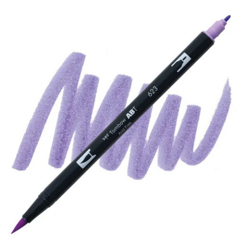 Tombow Dual Brush Pen 623 (Purple Sage)